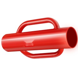 Aidantolpan jyrsin hiiliteräsrunko sisähalkaisija 6 9 cm ergonomisilla kahvoilla soveltuu T tolpille