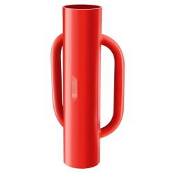 Aidantolpan jyrsin hiiliteräsrunko sisähalkaisija 6,9 cm ergonomisilla kahvoilla soveltuu T-tolpille