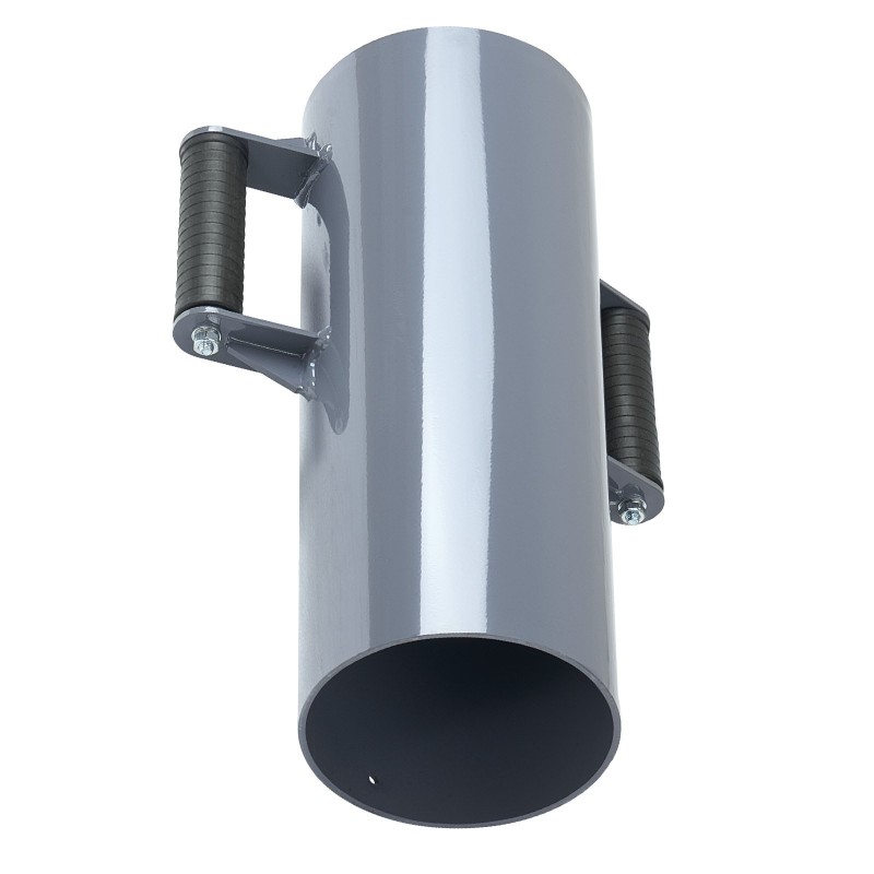 Käsikäyttöinen terästolpanlyöjä aitatolpille sisähalkaisija 6,1 tuumaa suuri kahva