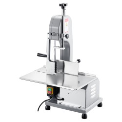 Sähköinen lihasaha 650W ruostumaton työtaso 315x460 mm 110 mm leikkuupaksuus ammattikäyttöön