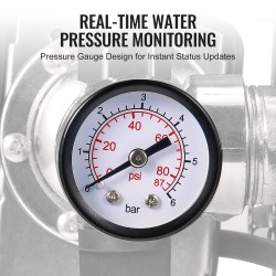Matalakaivopumppu 745 W termoplastinen pumppupää 63 l/min 50 m 19 l paineastiolla