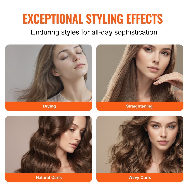 Kuumailmamuotoilija nelitoiminen kolme harjaa yksi suutin ionitekniikka keraaminen pinnoite neljä lämpötilaa