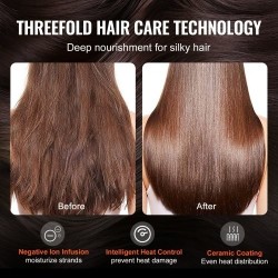 Muotoilu- ja kuivausharja 7-osainen 4 muotoiluharjaa 3 suulaketta 1600 wattia