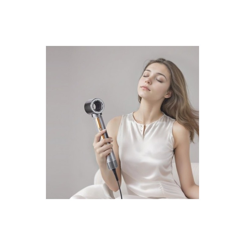 Muotoilu- ja kuivausharja 7-osainen 4 muotoiluharjaa 3 suulaketta 1600 wattia