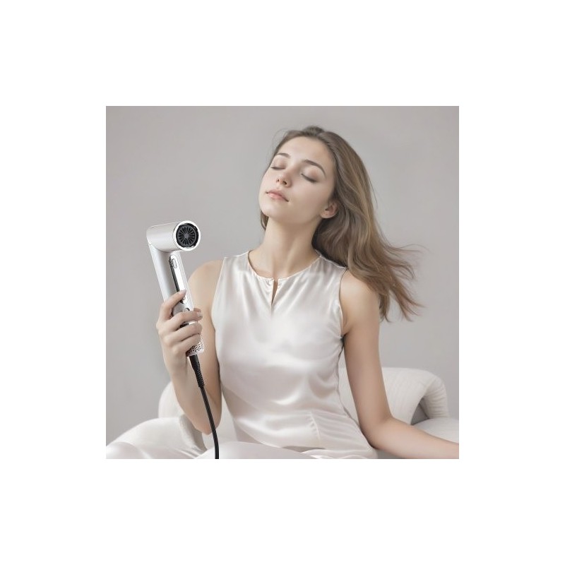 Kuumailmamuotoilija 7-in-1 4 harjapäätä 3 suutinta ioninen 1400W automaattinen kiharrus