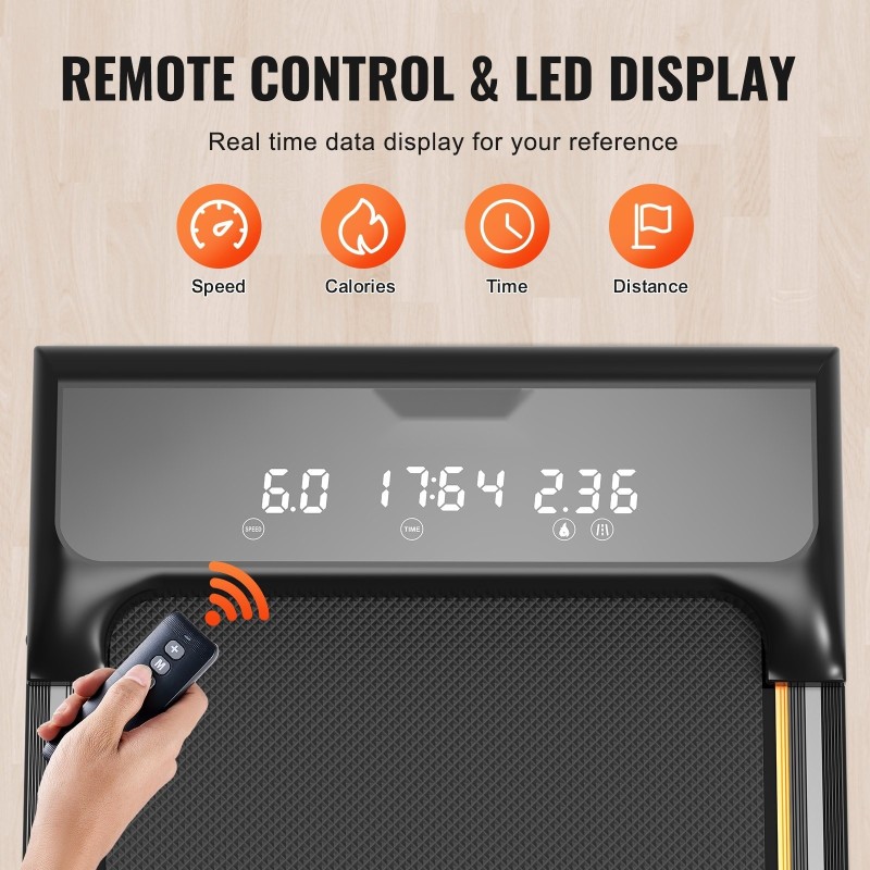 Työpöydän alle sopiva kävelymatto 385x1045 mm juoksupinta 2,5 hv 120 kg