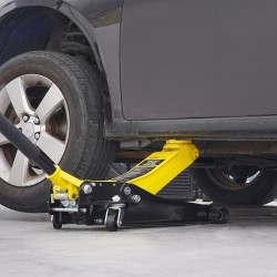 Matalaprofiilinen hydraulinen hallitunkki 1500 kg kaksoismäntä 75–470 mm rautarunko