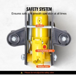 Hydraulinen lattiatunkki 2 tonnia matalaprofiili 117–325 mm rautainen runko tunkkipukit