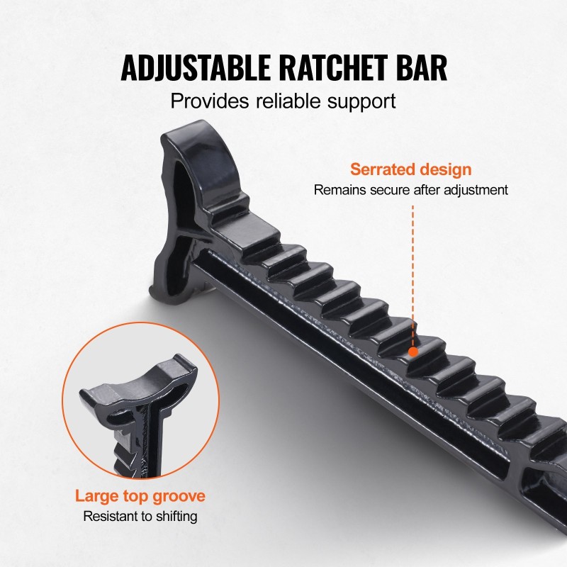 Hydraulinen lattiatunkki 2 tonnia matalaprofiili 117–325 mm rautainen runko tunkkipukit