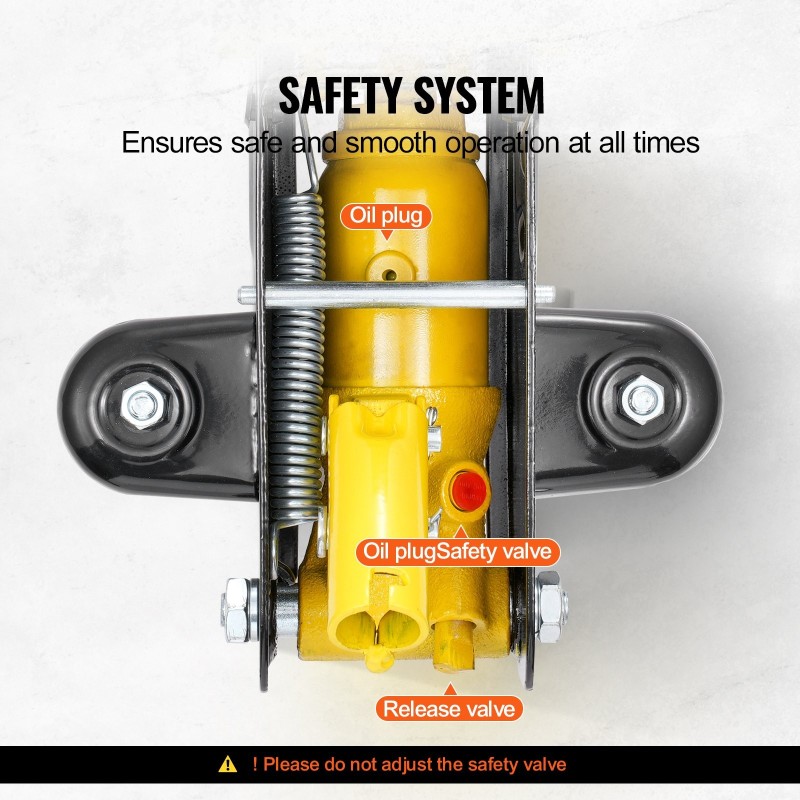 Lattiatunkki rautainen matalaprofiilinen 1500 kilogramman nostokyky 120–307 millimetriä yksimäntäinen pumppu