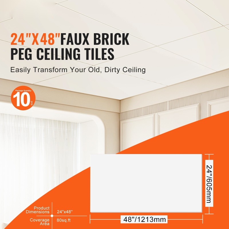 Kattopaneelit PVC-vaahtolevy 10 kpl 605x1213 mm 5mm paloluokka A valkoinen