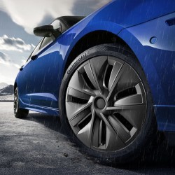 Pölykapselit 19-tuumaiset ABS PC komposiitti Tesla malli Y 2020–2023 napsautettava venttiiliaukolla