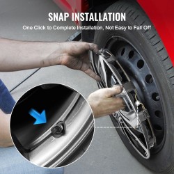 Vanteen suojakapseli ABS+PC-komposiitti 440 mm täyskattava venttiilin aukko klipsikiinnitys