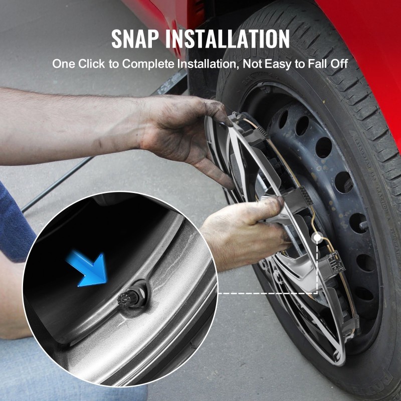 Vanteen suojakapseli ABS+PC-komposiitti 440 mm täyskattava venttiilin aukko klipsikiinnitys