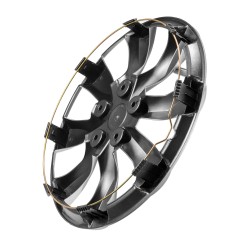 Täyskattavat muoviset 16-tuuman vannekapselit pikalukittuva kiinnitys ympärivuotiseen käyttöön