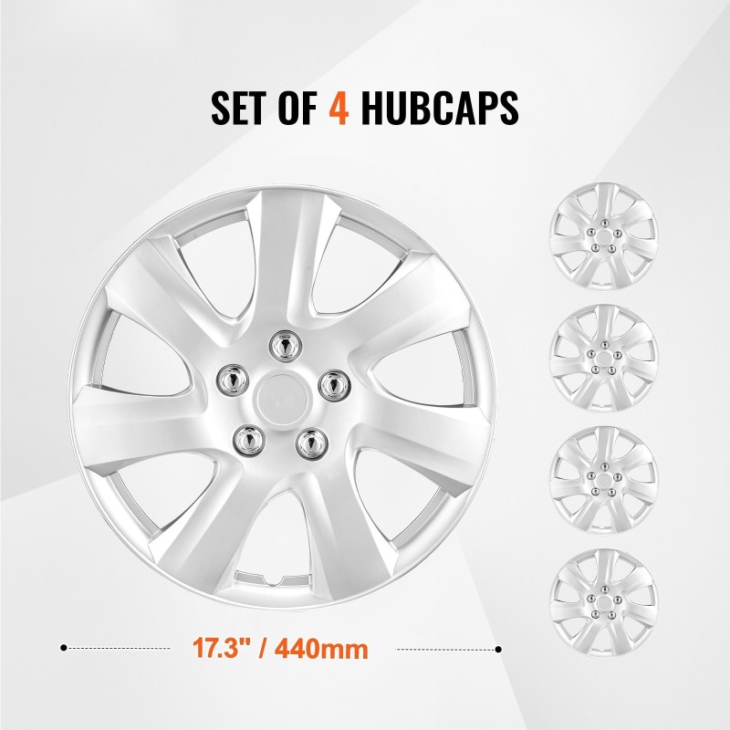 Vanteen suojukset 16 tuumaa muovikomposiitti napaklikkikiinnitys venttiilireiät säänkestävät