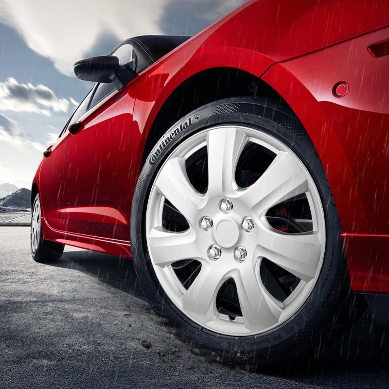 Vanteen suojukset 16 tuumaa muovikomposiitti napaklikkikiinnitys venttiilireiät säänkestävät