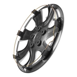 Vanteen suojukset 16 tuumaa muovikomposiitti napaklikkikiinnitys venttiilireiät säänkestävät