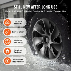 Vanteen suojakapselit 19-tuumaiset Tesla Model Y 2021–2023 ABS+PC napsukiinnitys