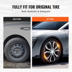 Pölykapselit ABS-PC-komposiitti 15-tuumaiset napsautettavilla kiinnikkeillä venttiilireiällä ympärivuotiseen käyttöön