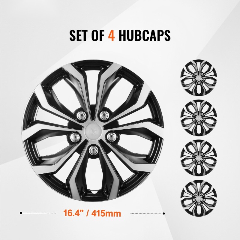 Pölykapselit ABS-PC-komposiitti 15-tuumaiset napsautettavilla kiinnikkeillä venttiilireiällä ympärivuotiseen käyttöön