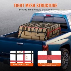 Kuormaverkko polypropeeni 2440 x 1830 mm 272 kg kantavuus 4 säädettävää hihnaa