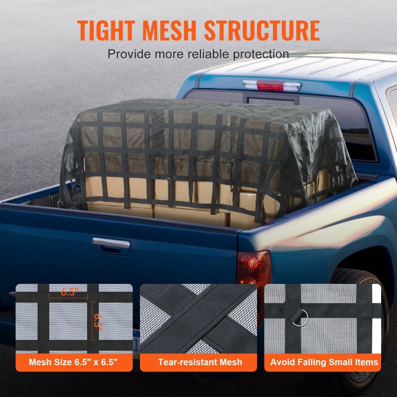 Kuormaverkko polyesteri 3020×2670 mm 680 kg kantavuus 4 säädettävää hihnaa