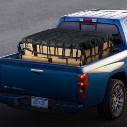 Kuormaverkko polyesterinauha 2440×2060 mm raskaaseen käyttöön ruostumattomilla D-renkailla