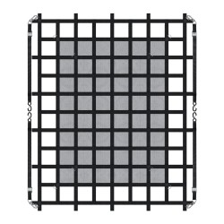 Kuormaverkko vahvaa PP nauhaa 1830x1450mm 500kg kantavuus säädettävillä hihnoilla