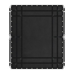 Kuormaverkko PVC pinnoitteinen kangas 2440 x 2060 mm säädettävät hihnat 318 kg