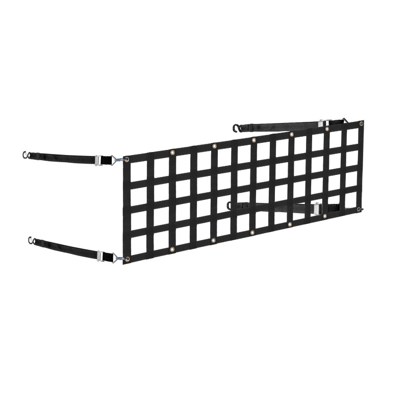 Kuormaverkko PVC-pinnoitteinen kangas 2440 x 2060 mm säädettävät hihnat 318 kg