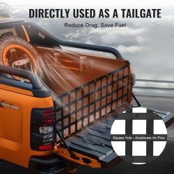 Takaluukun kuormaverkko polypropeenia 1525x470 mm 272 kg 4 säädettävää hihnaa