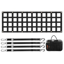 Takaluukun kuormaverkko polypropeenia 1525x470 mm 272 kg 4 säädettävää hihnaa