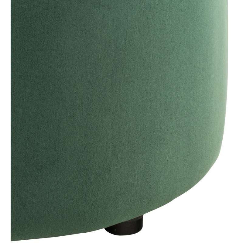 Tyylikäs samettinen säilytysjakkara napituksella ja pehmusteella