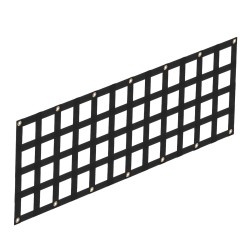 Peräportin verkko polyesteri 1370 x 460 mm 680 kg vetolujuus 4 teleskooppihihnaa