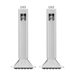 Tikastasaaja hiiliterästä säädettävä 288 mm liukuestokumijaloilla askel ja jatkotikkaisiin