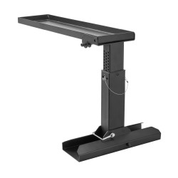 Tikkaiden tasonkorotin hiiliteräs 757 mm tukipinta säädettävä 289–457 mm portaiden käyttöön