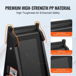 Tikasnostin polypropeeni 172,4 kg epätasaiselle maalle integroidulla säilytyksellä