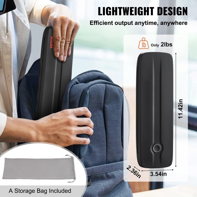 Kannettava musteeton lämpötulostin 2600 mAh 300 DPI A4 ja A5 Bluetooth USB