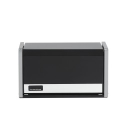 Teräksinen työkalulaatikko kolme vetolaatikkoa kompakti pientyökaluille pehmustetuilla sisuksilla musta