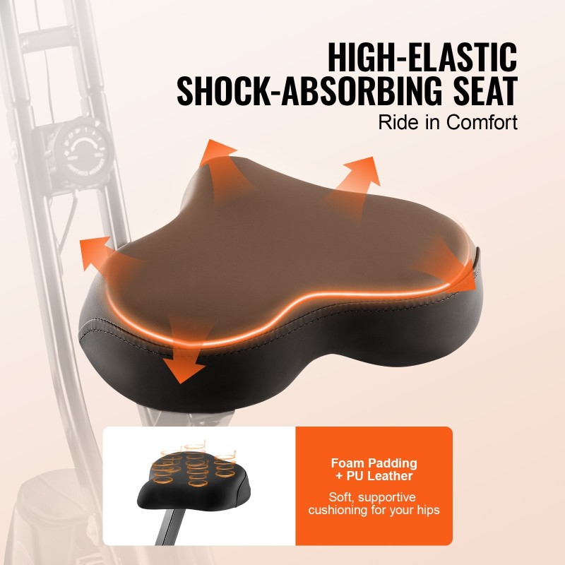 Taitettava kuntopyörä teräsrunko kolmitoiminen magneettivastus säädettävä istuin LCD-näyttö siirtopyörät