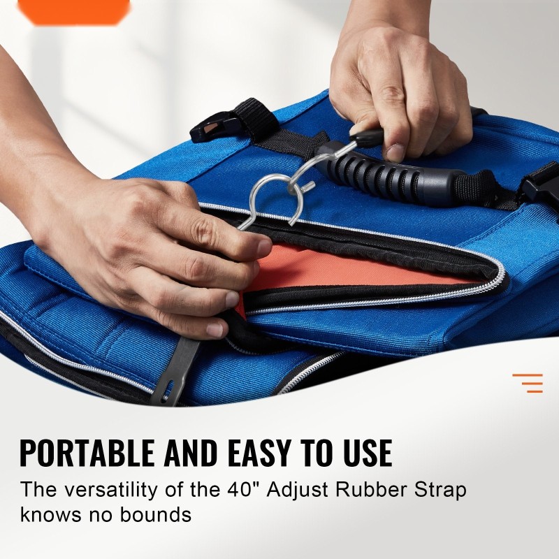 Litteät kumikuormaköydet 4 kpl 20 mm 1 m teräksisillä S-koukuilla kuorman sidontaan