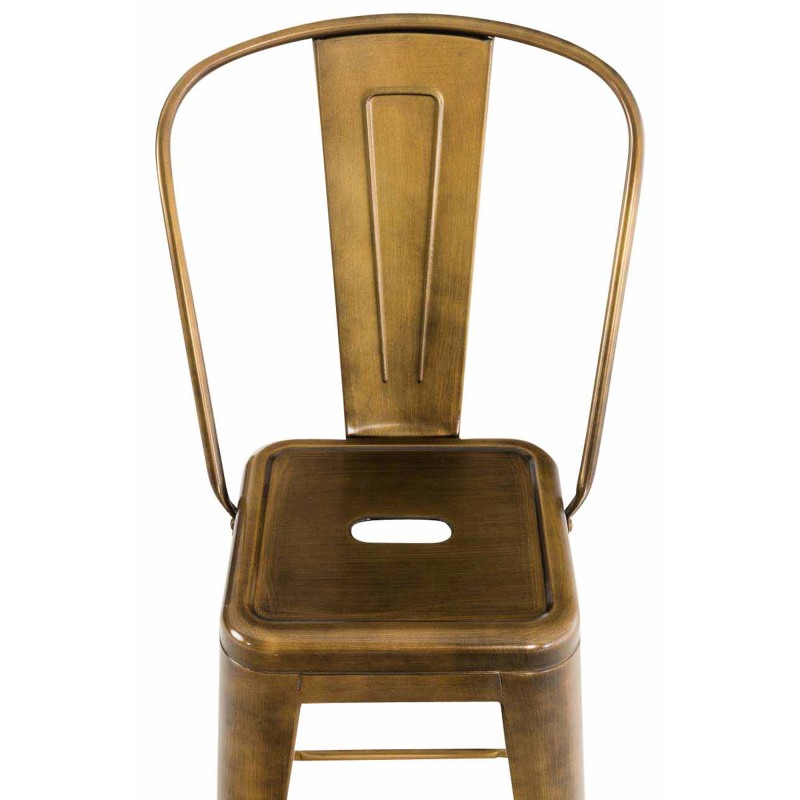 4 kpl Aiden-baarijakkarat metallista korkealla selkänojalla