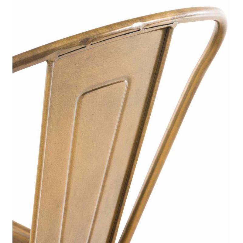 4 kpl Aiden-baarijakkarat metallista korkealla selkänojalla