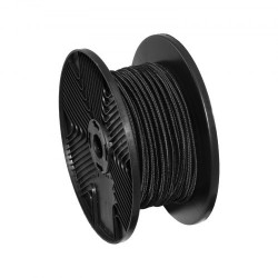 Kuminauha 3/8-tuuman 36 m rullassa polypropeeni ja kumi musta raskaaseen käyttöön