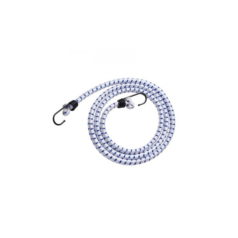 Joustavat kuormaköydet 6 kpl 1,8 m 12 mm teräskoukuilla retkeilyyn