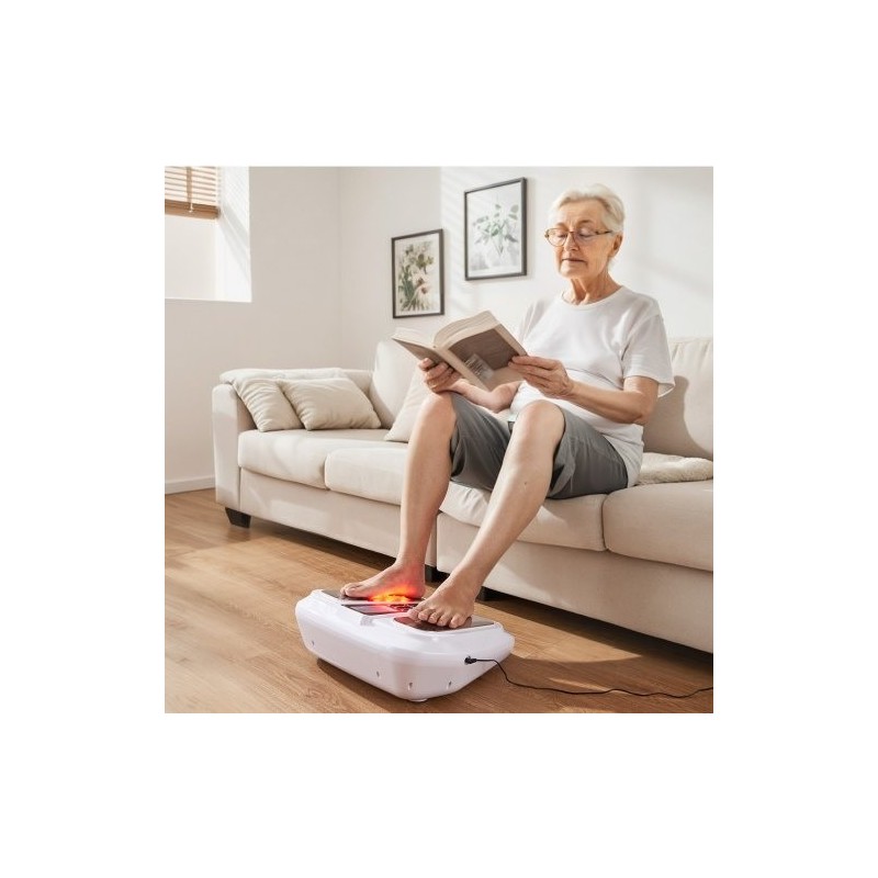 Sähköinen jalkojen verenkierron stimulaattori 3 lämpötilaa 25 tilaa 50 intensiteettiä