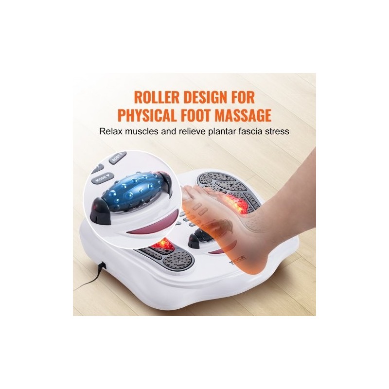 Jalkastimulaattori EMS ja TENS hierontarulla 25 tilaa 99 tasoa