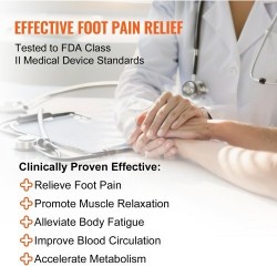 Jalkastimulaattori EMS ja TENS hierontarulla 25 tilaa 99 tasoa
