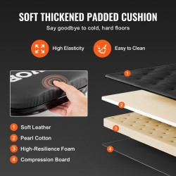 Taitettava mekaanikon makuualusta ja työjakkara hiiliteräsrunkoinen 1016 mm 204,1 kg